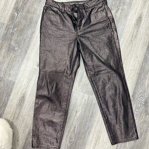 Old Navy Metallic BrownPurple Women Jeans